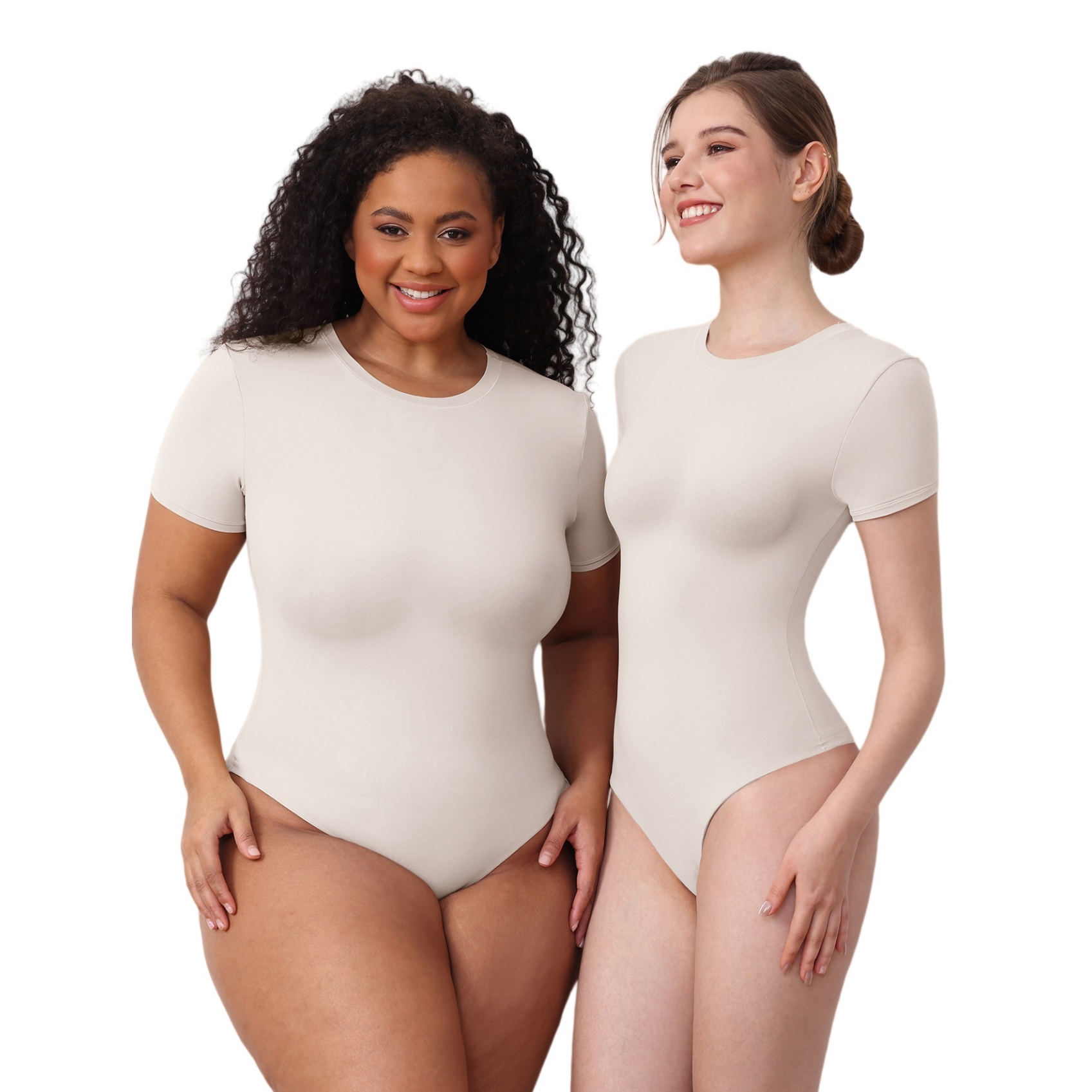 Womens Bodycon Jumpsuit - Slimming Seamless Body Shaper Bodysuit